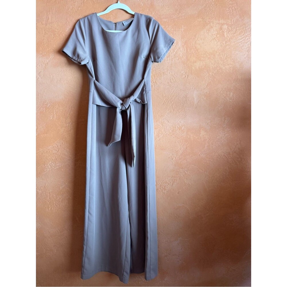Modern Citizen Tie Waist Wide Leg Jumpsuit Medium